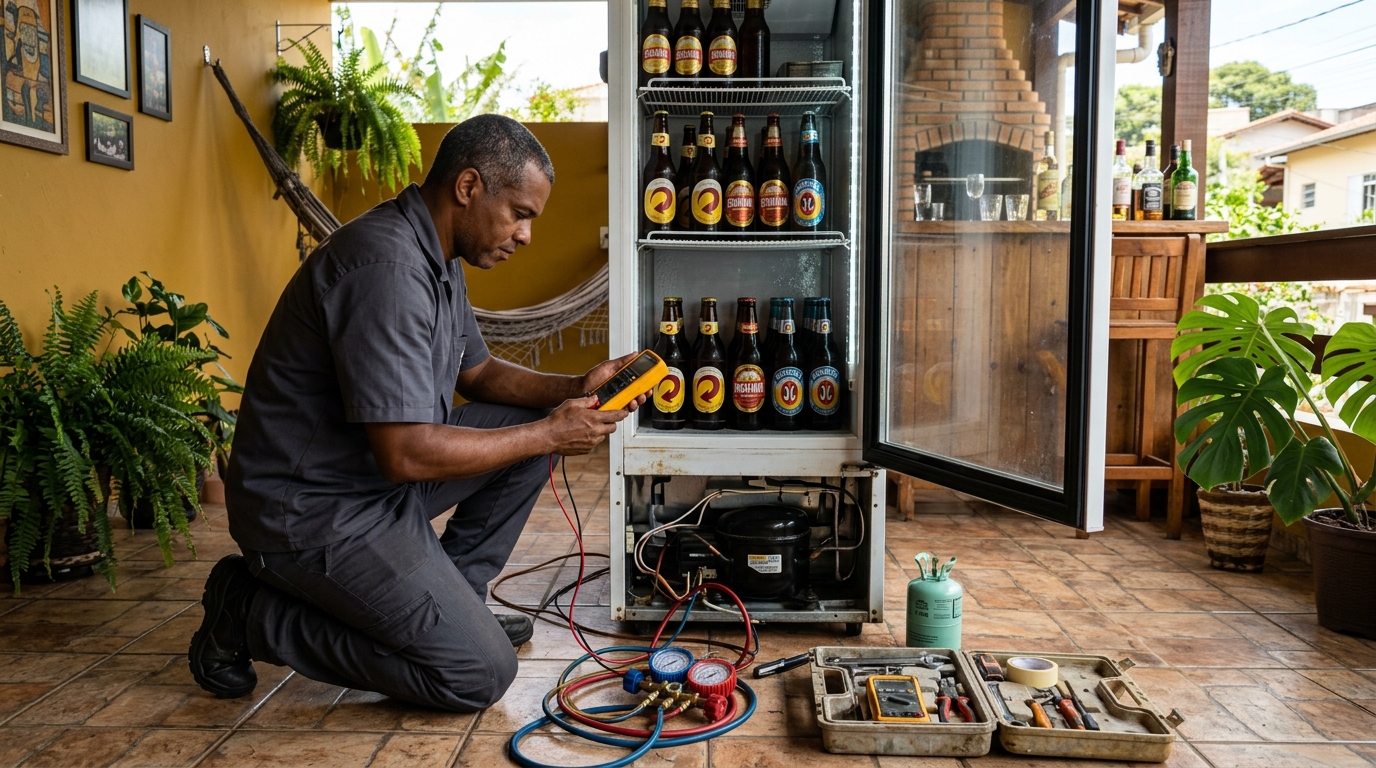 Reparo de Cervejeira Residencial em Betim‑MG